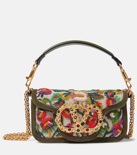 Bolso al hombro Locò Small en jacquard - Valentino Garavani - Modalova