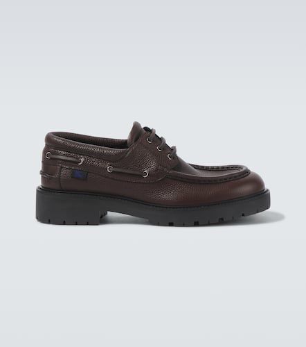 Burberry Leather boat shoes - Burberry - Modalova