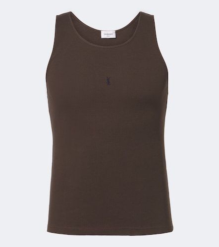 Top Cassandre de algodón - Saint Laurent - Modalova