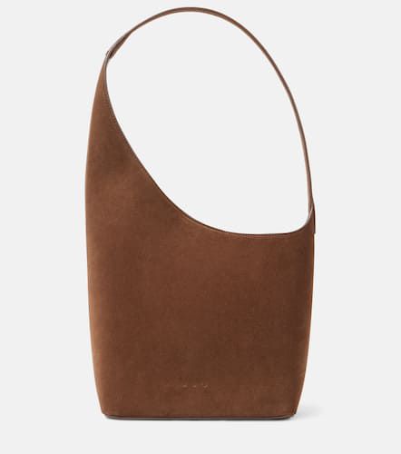 Borsa Demi Lune in suede - Aesther Ekme - Modalova