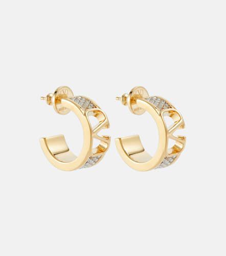 VLogo Signature hoop earrings - Valentino - Modalova