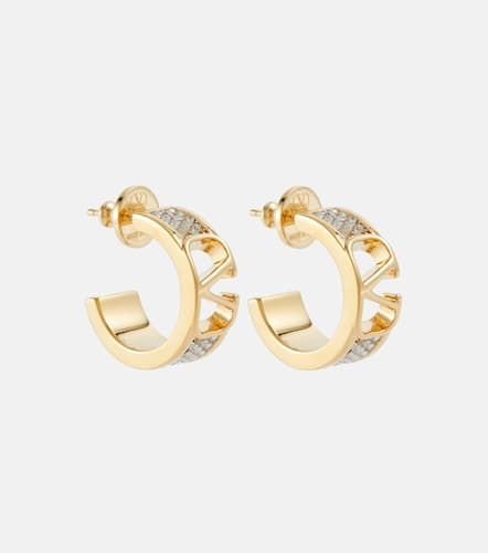 VLogo Signature hoop earrings - Valentino - Modalova