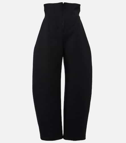 Alaïa High-Rise-Hose aus Wolle - Alaia - Modalova