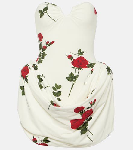 Floral draped corset dress - Magda Butrym - Modalova