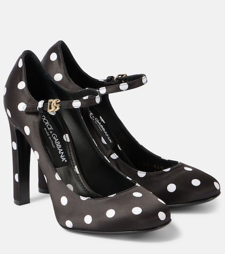 Mary-Jane-Pumps Sharon aus Satin - Dolce&Gabbana - Modalova