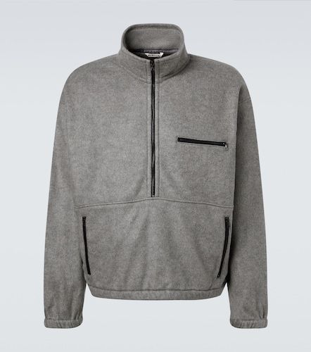 Silk fleece half-zip sweatshirt - Auralee - Modalova