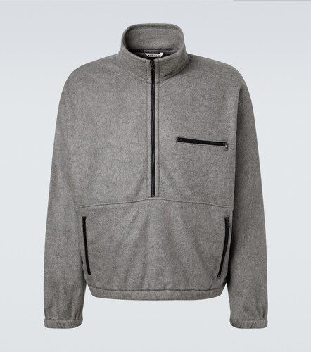 Silk fleece half-zip sweatshirt - Auralee - Modalova