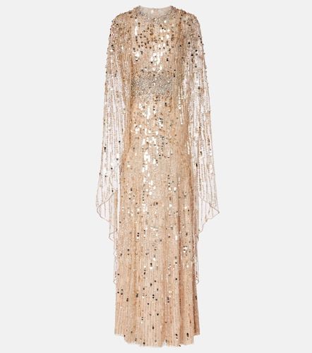 Honey Dew caped embellished gown - Jenny Packham - Modalova