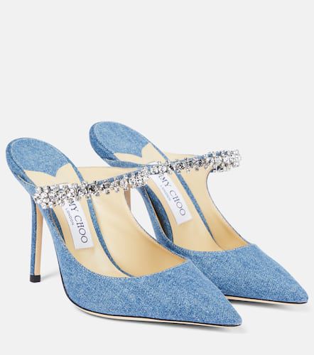 Verzierte Mules Bing 100 aus Denim - Jimmy Choo - Modalova