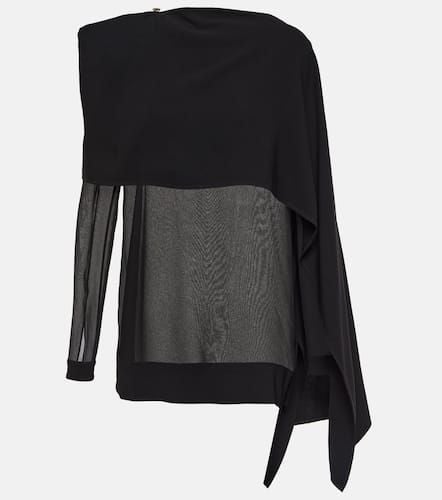 Top de chifón técnico con capa - Proenza Schouler - Modalova