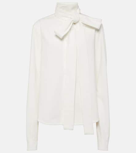 Loewe Bow-detail cotton blouse - Loewe - Modalova