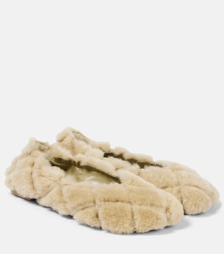 Baby - Ballerine in shearling trapuntato - Burberry - Modalova