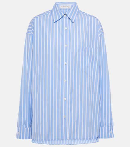 Georgia striped cotton-blend shirt - The Frankie Shop - Modalova