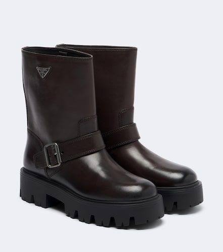 Prada Stivaletti Stride in pelle - Prada - Modalova