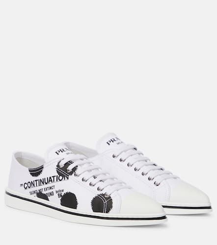 Prada Printed canvas sneakers - Prada - Modalova