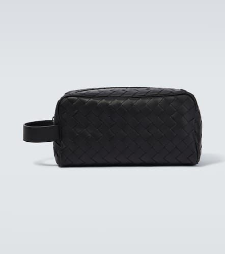 Intrecciato leather wash bag - Bottega Veneta - Modalova