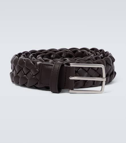Padded Intreccio leather belt - Bottega Veneta - Modalova