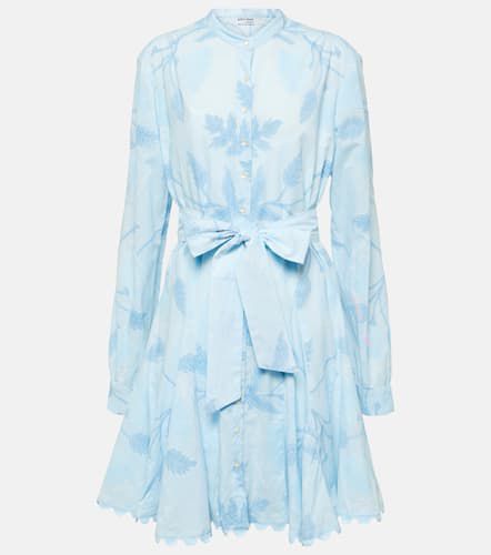 Floral cotton shirt dress - Juliet Dunn - Modalova