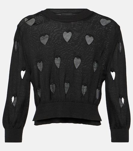 Love Heart cutout wool and silk sweater - Simone Rocha - Modalova