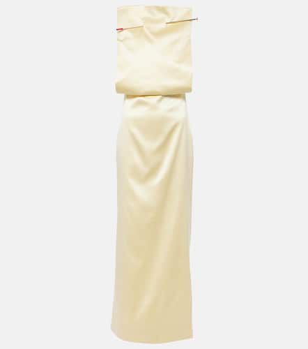 Loewe Pin silk-blend satin gown - Loewe - Modalova