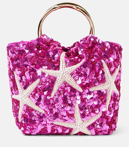 VLogo Starfish Small sequined tote bag - Valentino Garavani - Modalova