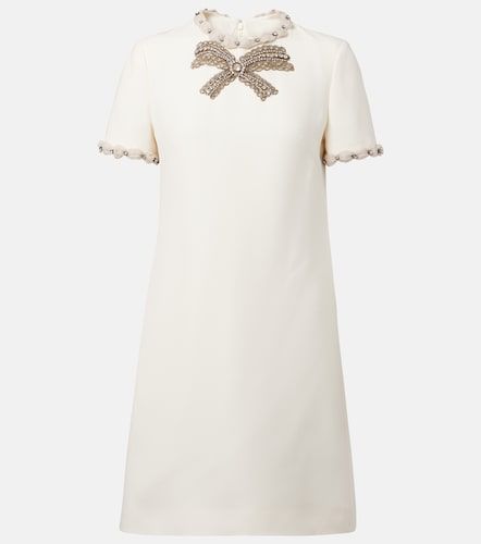Embellished wool and silk minidress - Valentino - Modalova