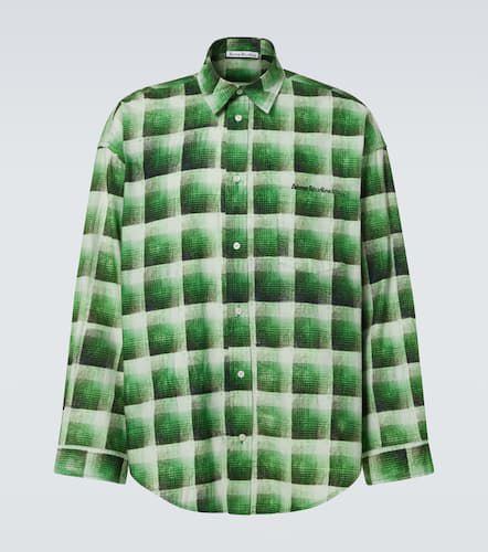 Camisa de algodón a cuadros - Acne Studios - Modalova