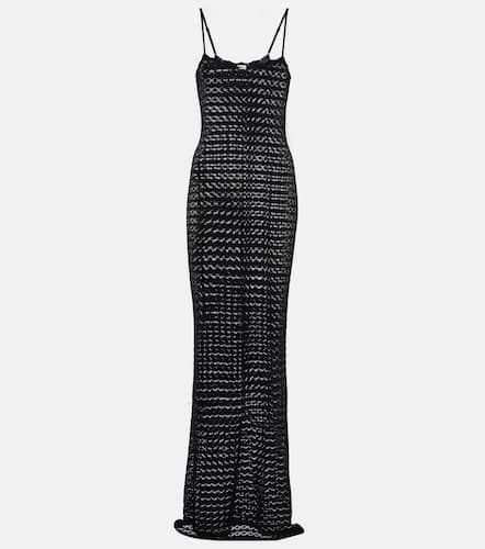 Maxikleid aus Pointelle-Strick - Saint Laurent - Modalova