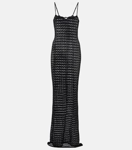 Saint Laurent Pointelle maxi dress - Saint Laurent - Modalova