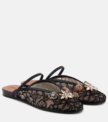 Mules Pixie con ribete de piel - Zimmermann - Modalova