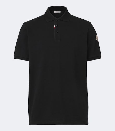 Moncler Polo de piqué de algodón - Moncler - Modalova