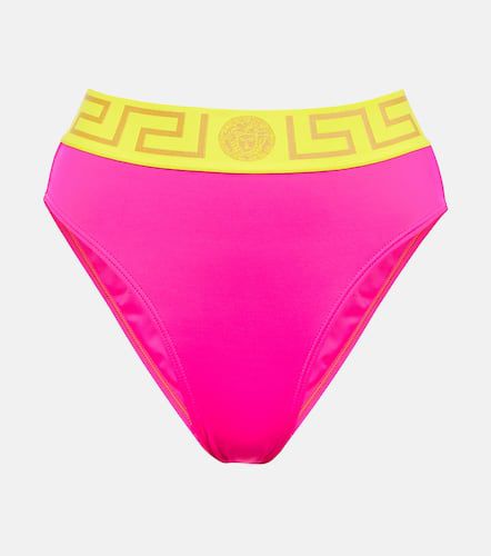 Slip bikini La Greca a vita alta - Versace - Modalova