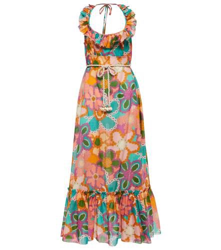 Vestido midi Lola de algodón floral - Zimmermann - Modalova