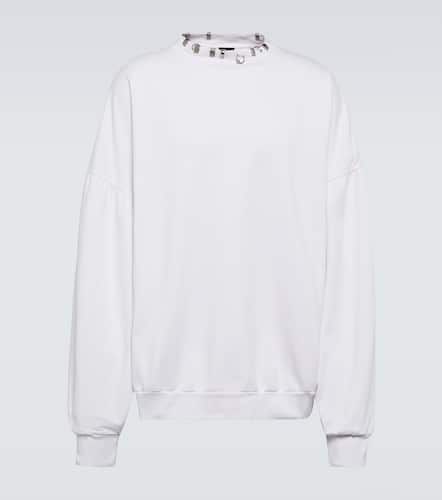 Pierced Round fleece sweatshirt - Balenciaga - Modalova
