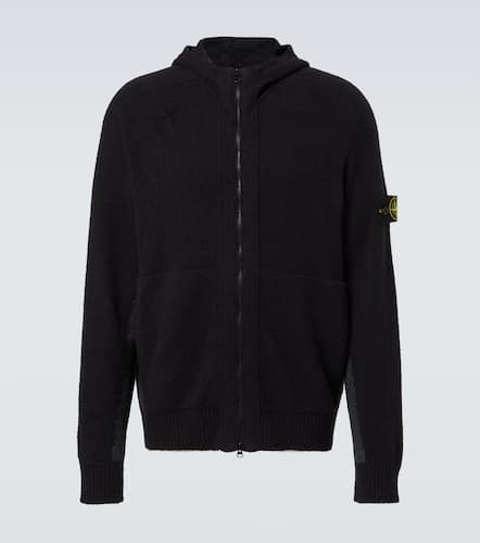 Compass cotton-blend hoodie - Stone Island - Modalova