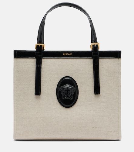 Riviere Small canvas tote bag - Versace - Modalova