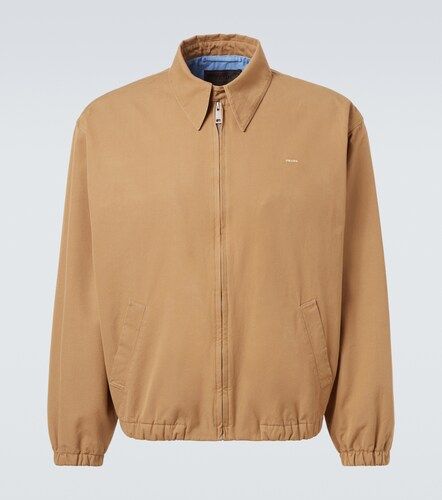 Prada Chaqueta de algodón con logo - Prada - Modalova