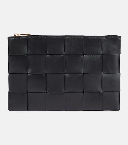 Intreccio leather pouch - Bottega Veneta - Modalova