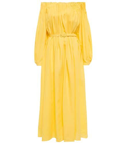 Martha off-shoulder linen maxi dress - Gabriela Hearst - Modalova