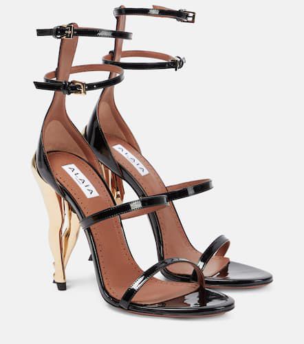 AlaÃ¯a Cabaret patent leather sandals - Alaia - Modalova