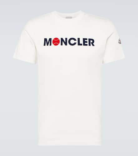 Moncler T-shirt in jersey di cotone - Moncler - Modalova