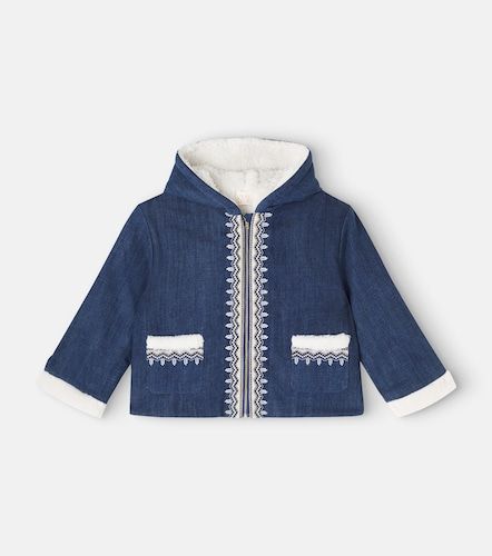Melvette embroidered denim jacket - Louise Misha - Modalova
