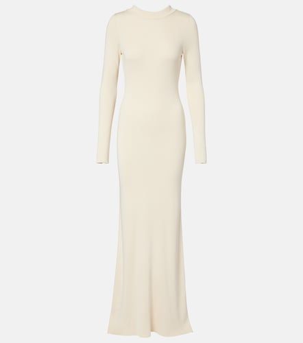 Elowen open-back silk-blend maxi dress - Aya Muse - Modalova