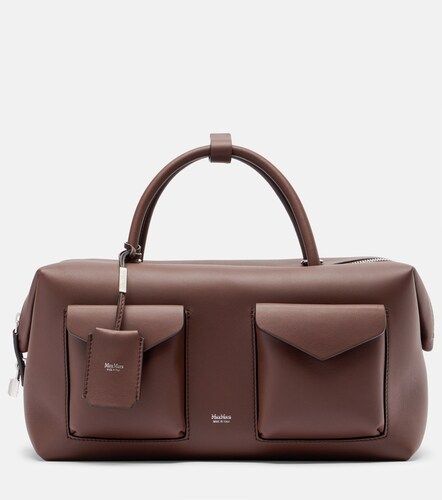 Large leather top-handle bag - Max Mara - Modalova