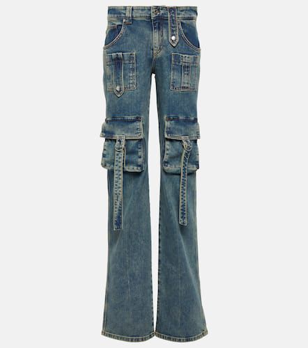 Low-Rise-Cargohose aus Denim - Blumarine - Modalova