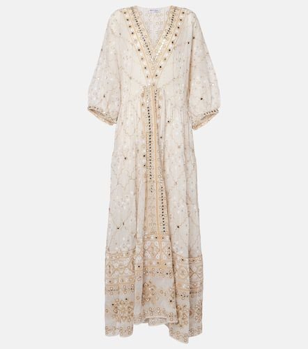 Bestickter Kaftan aus Baumwolle - Juliet Dunn - Modalova