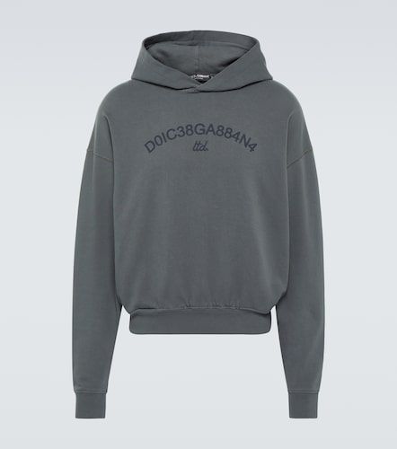 Sudadera con capucha de jersey de algodón - Dolce&Gabbana - Modalova