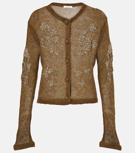 Embroidered wool-blend cardigan - Jacques Wei - Modalova