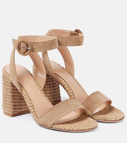 Espadrille-Sandalen 85 aus Veloursleder - Gianvito Rossi - Modalova