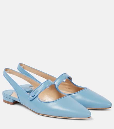 Slingback-Ballerinas Campariflatsli aus Leder - Manolo Blahnik - Modalova